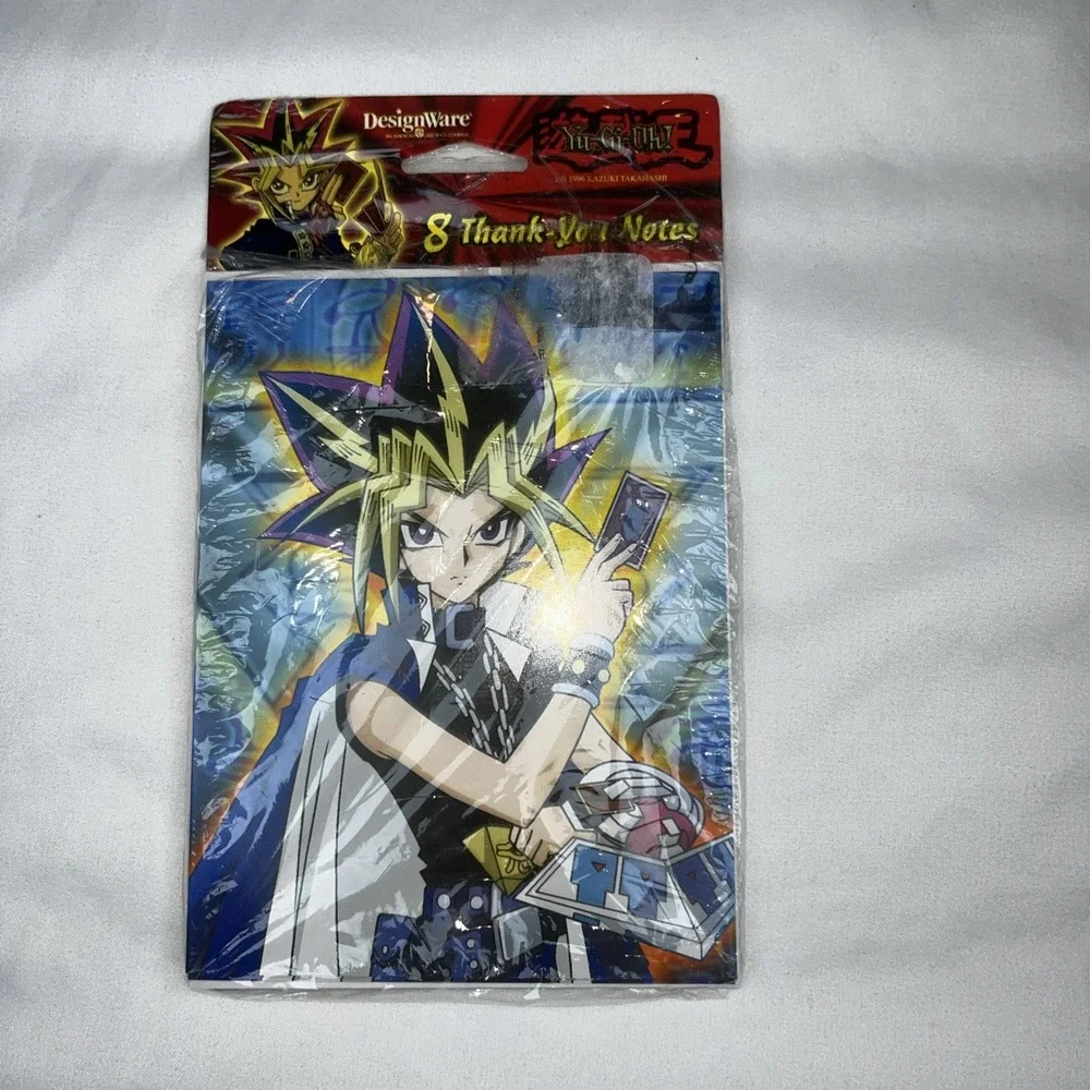 Yu-Gi-Oh 8 Thank You Notes Anime Manga Birthday Party Supplies Cards Thanks NEW